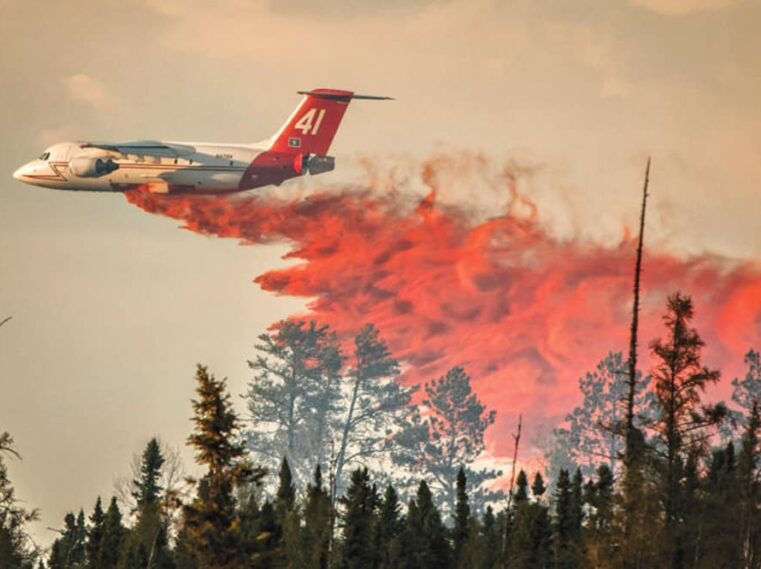 WILD FIRES IN THE WOODS, Poplar Creek and Canoe Outfitting